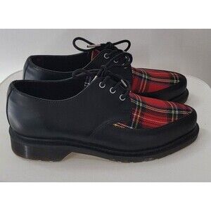 Dr. Martens Willis Tartan Lace Up Shoes Holiday Plaid